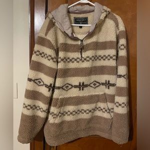 True Grit Fleece Zip Up Hooded Sweatshirt